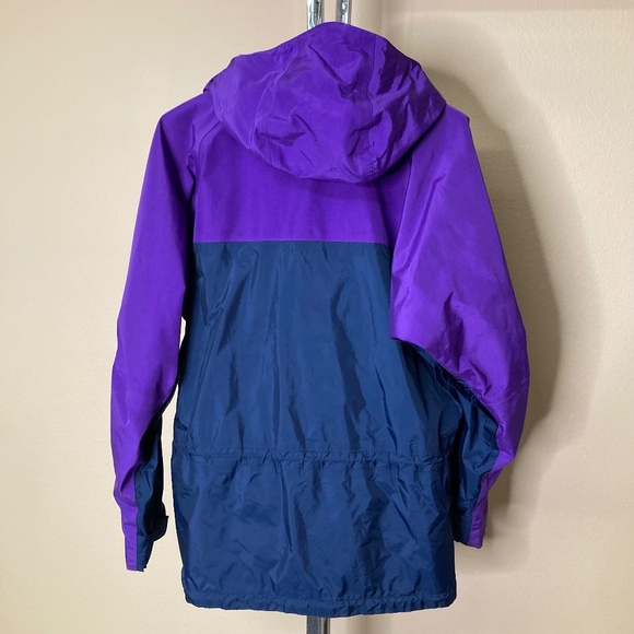 Marmot Gore•Tex Nylon Jacket Women's Medium Purple Navy Hooded - Picture 7 of 12